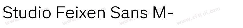 Studio Feixen Sans M字体转换